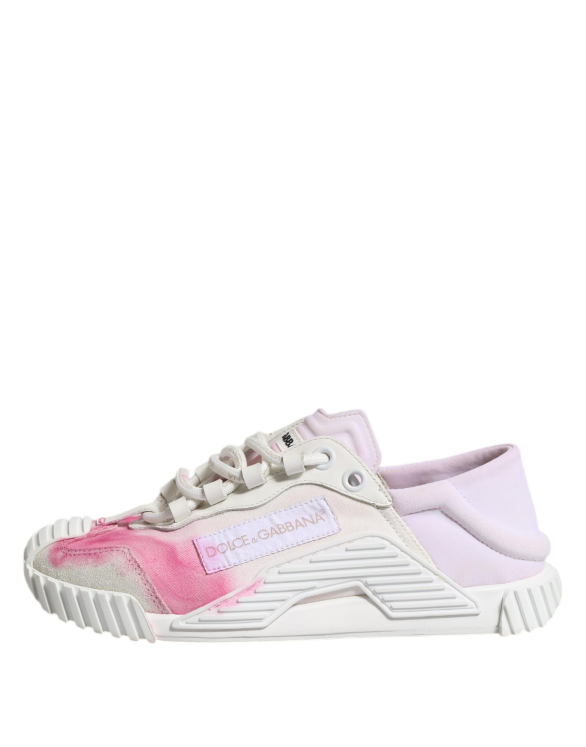 Baskets basses à lacets Dolce & Gabbana NS1 blanches