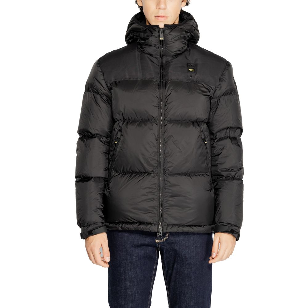 Blauer Schwarze Polyamidjacken und -mäntel