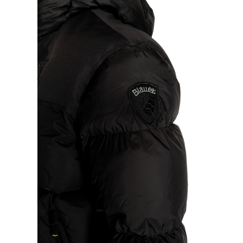 Blauer Schwarze Polyamidjacken und -mäntel