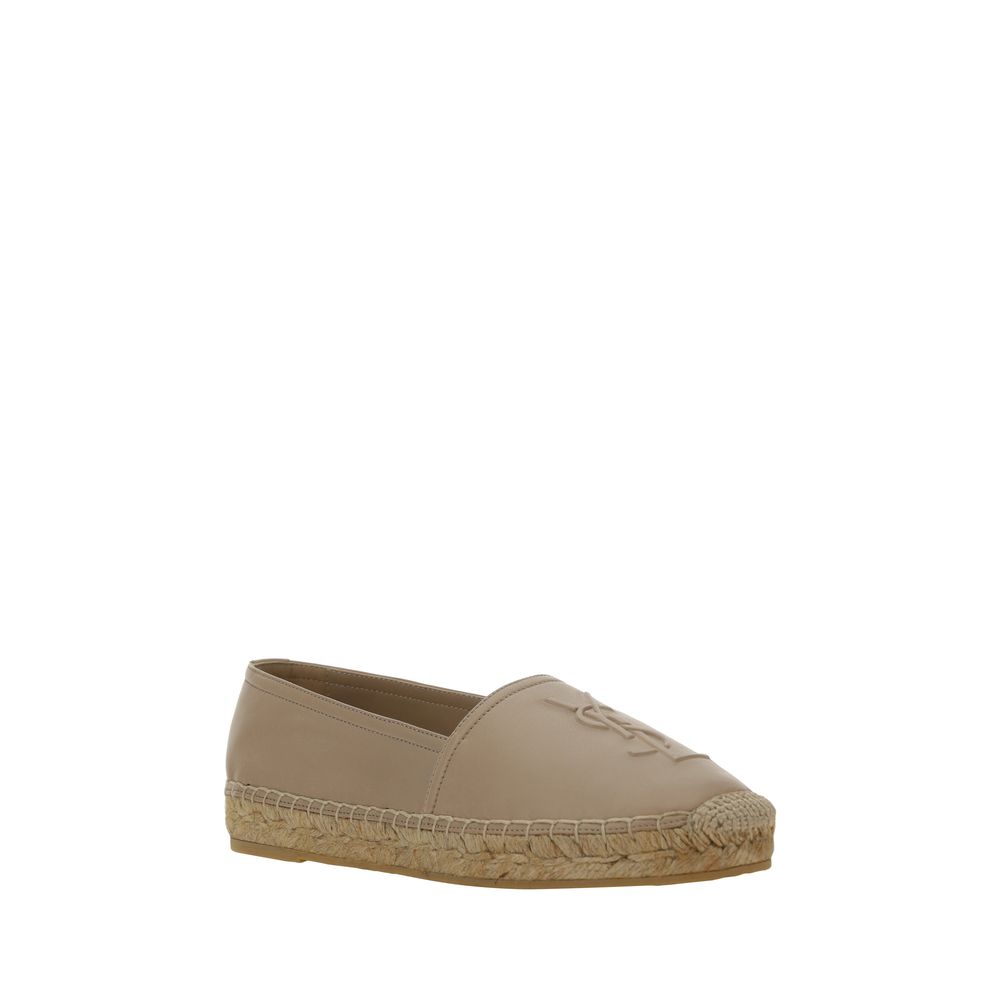 Espadrilles Saint Laurent en agneau beige Ovis Aries Aries