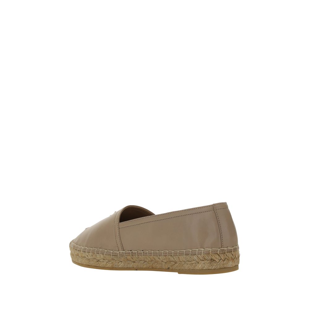 Espadrilles Saint Laurent en agneau beige Ovis Aries Aries
