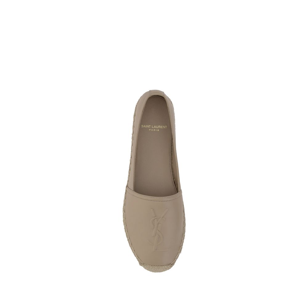 Espadrilles Saint Laurent en agneau beige Ovis Aries Aries
