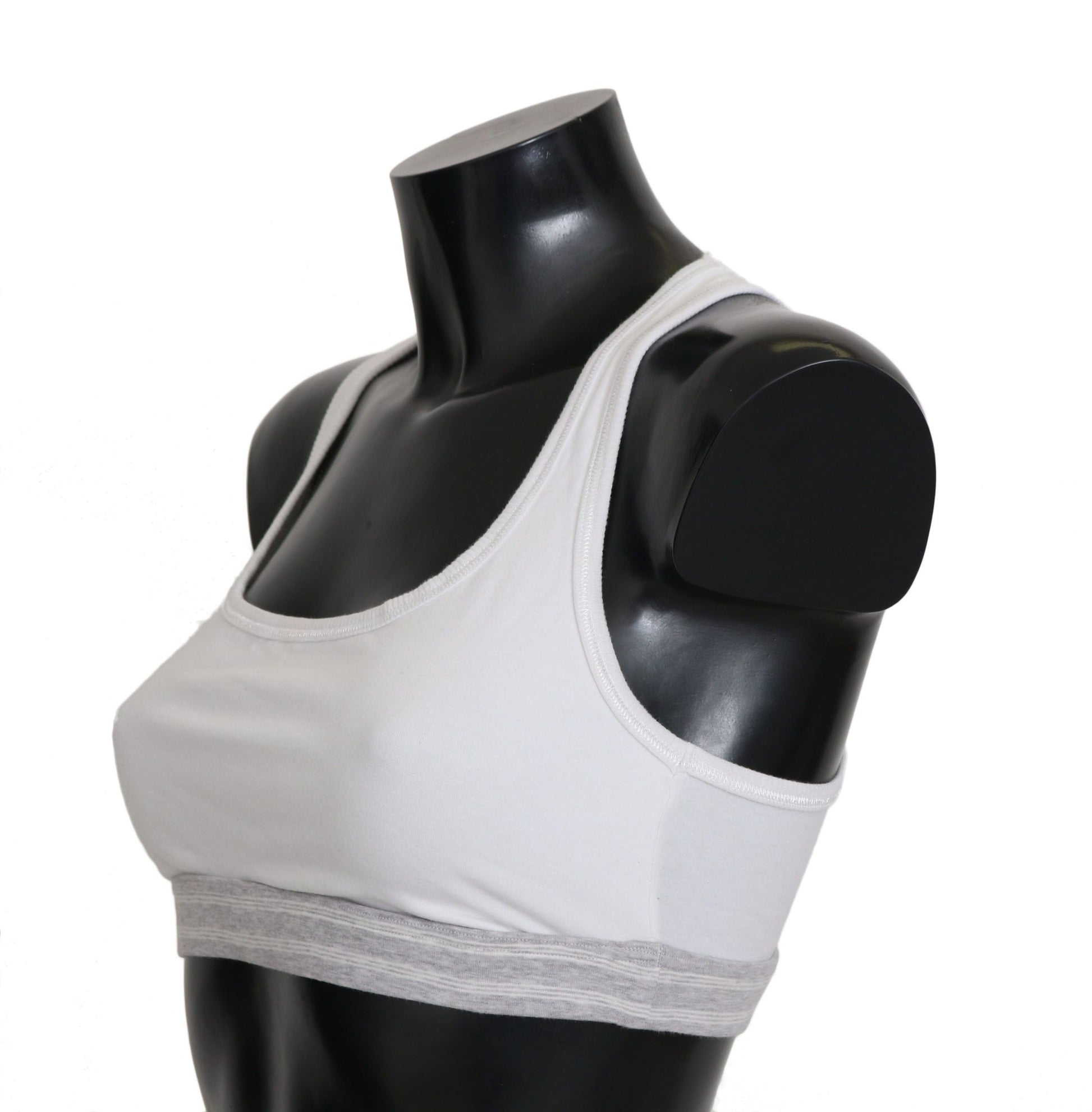 Soutien-gorge Dolce & Gabbana en coton blanc stretch sport