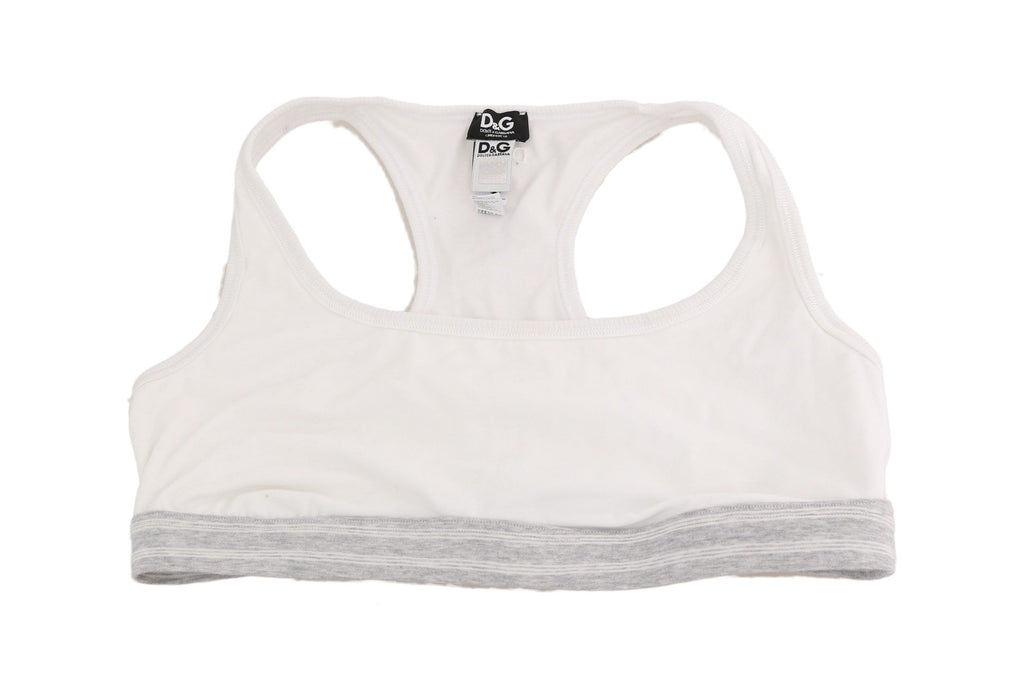 Soutien-gorge Dolce & Gabbana en coton blanc stretch sport