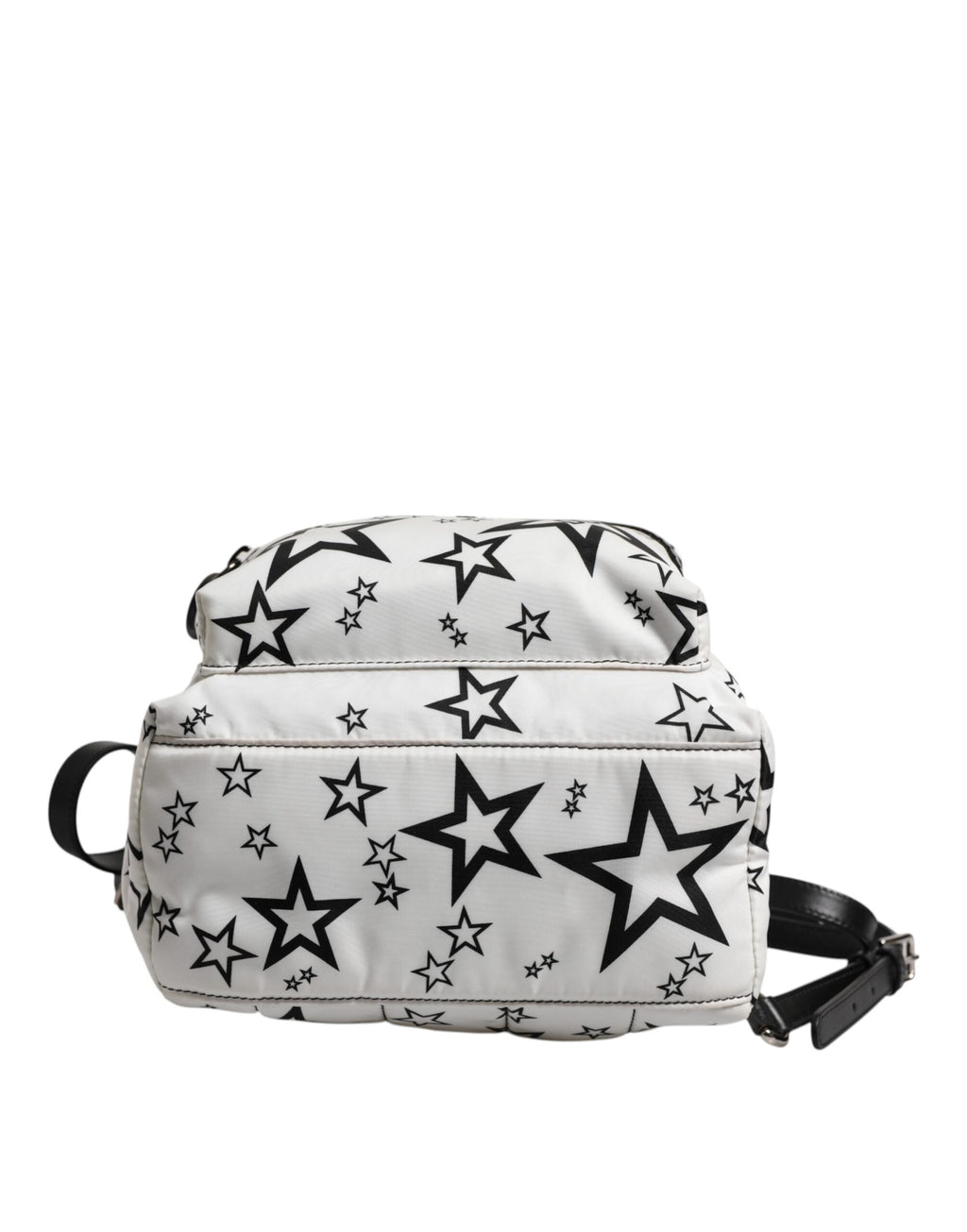 Dolce &amp; Gabbana – Reiserucksack aus Nylon mit DG-Sternen-Print, Weiß