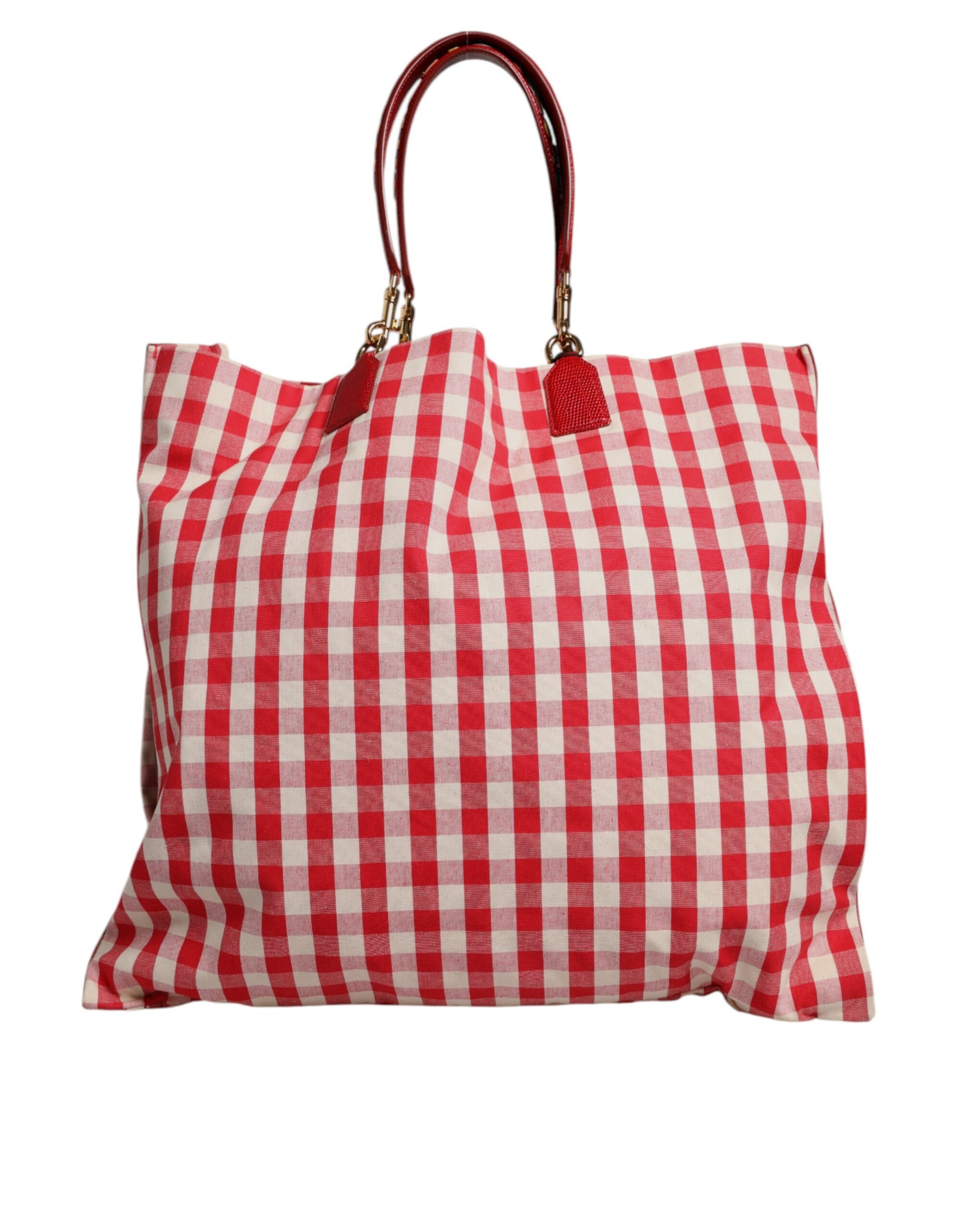 Dolce &amp; Gabbana – Rote Tragetasche mit Strassverzierung „I Love Pizza“