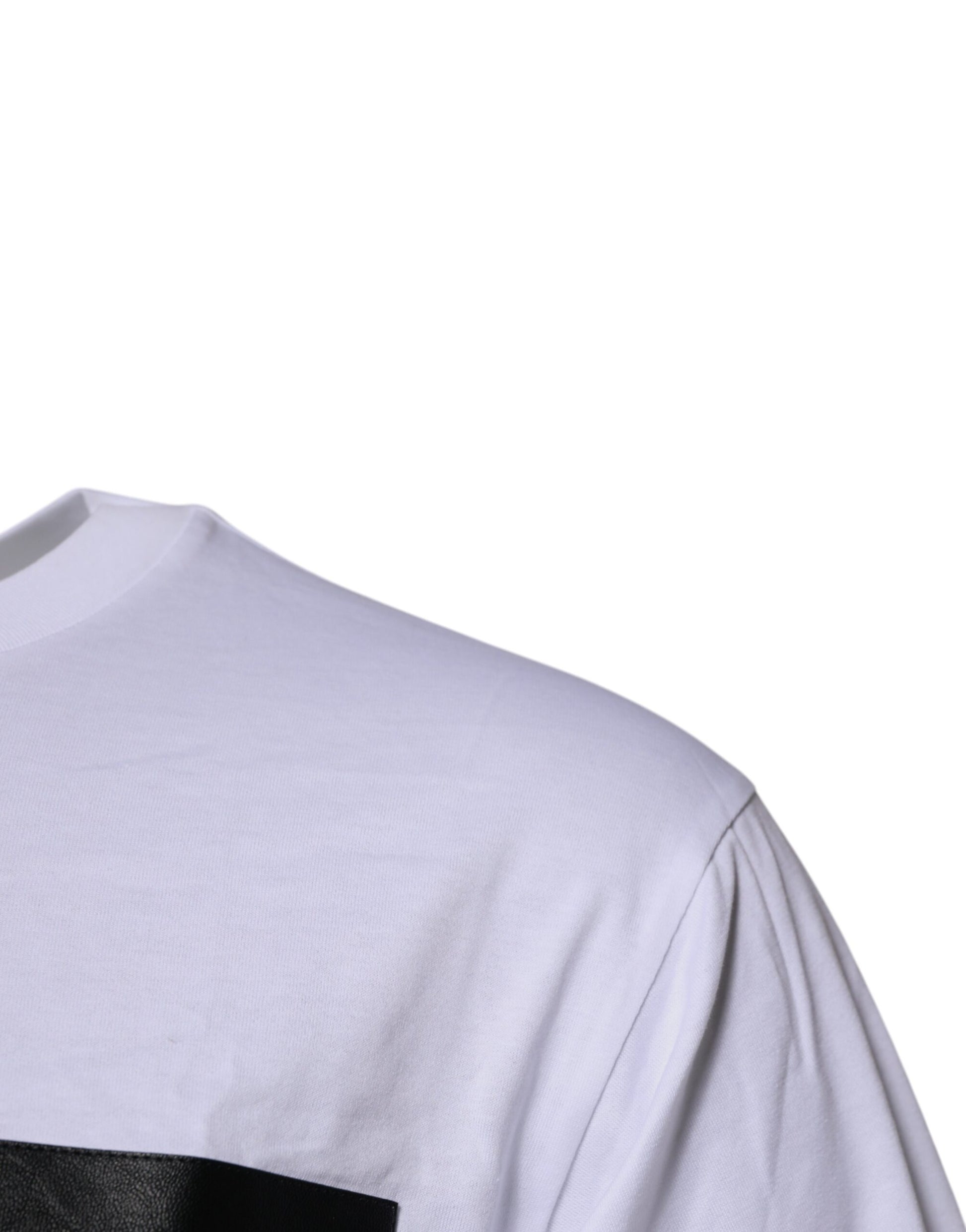 Dolce & Gabbana White Logo Crew Neck Short Sleeves T-shirt