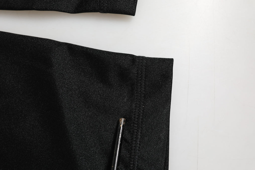 Dolce & Gabbana Pantalon Legging Extensible en Nylon Noir