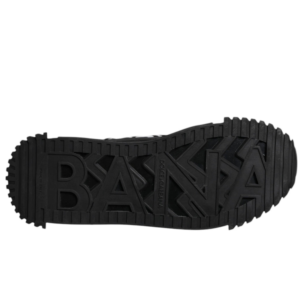 Baskets basses Dolce & Gabbana NS1 en dentelle et logo noir