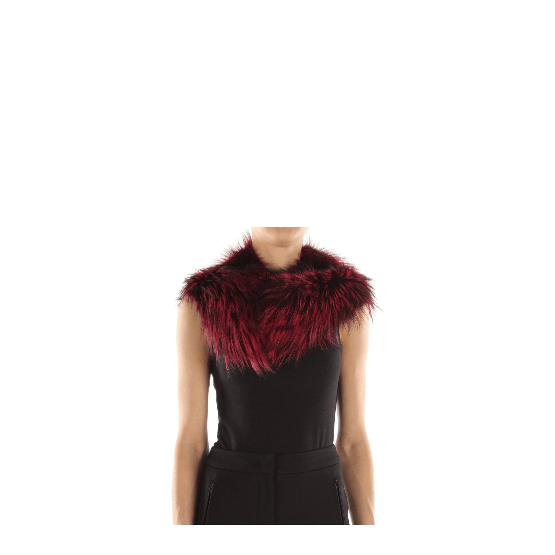 Herr Frau Hemd Rosa Pelz Foulards
