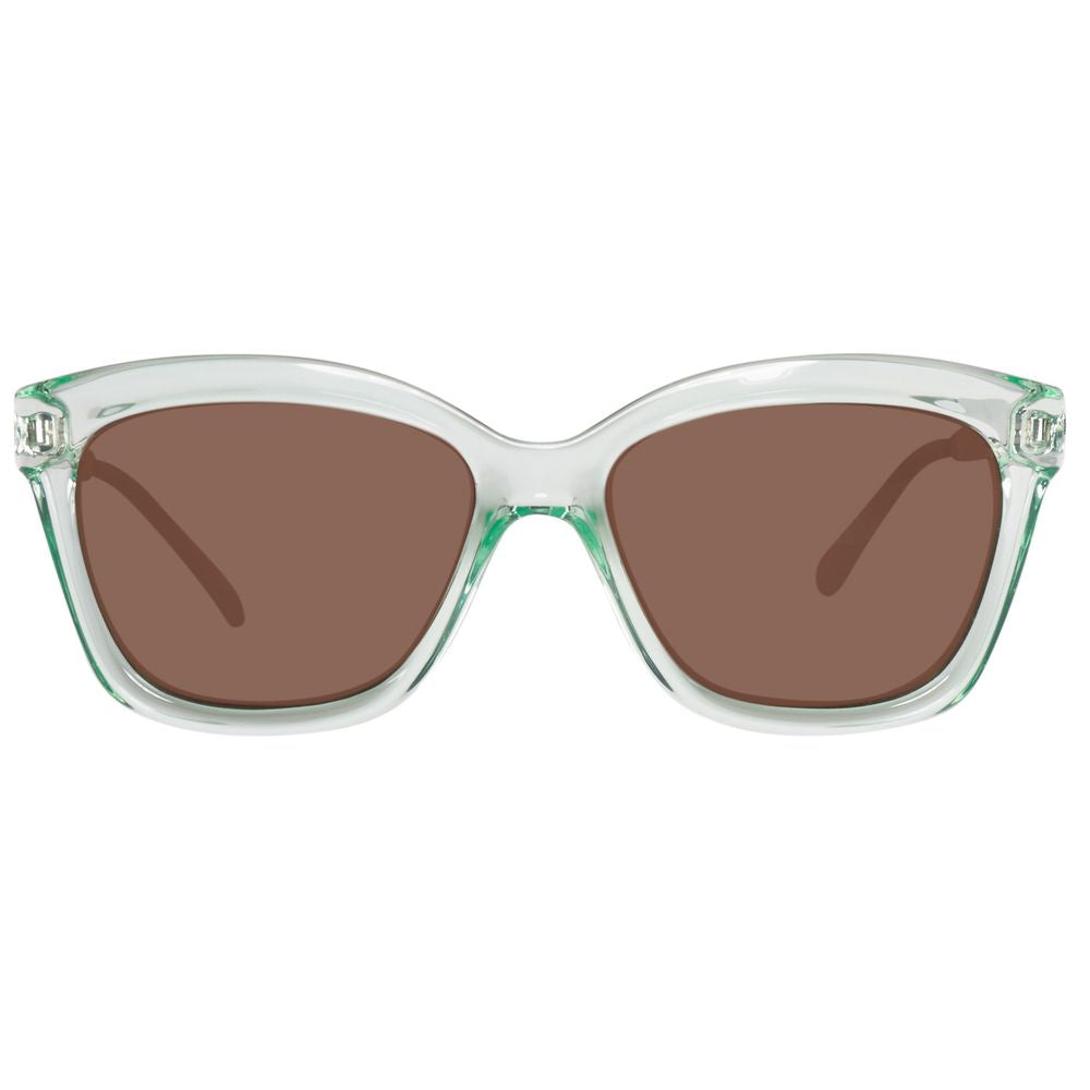 Benetton Grüne Harz-Sonnenbrille
