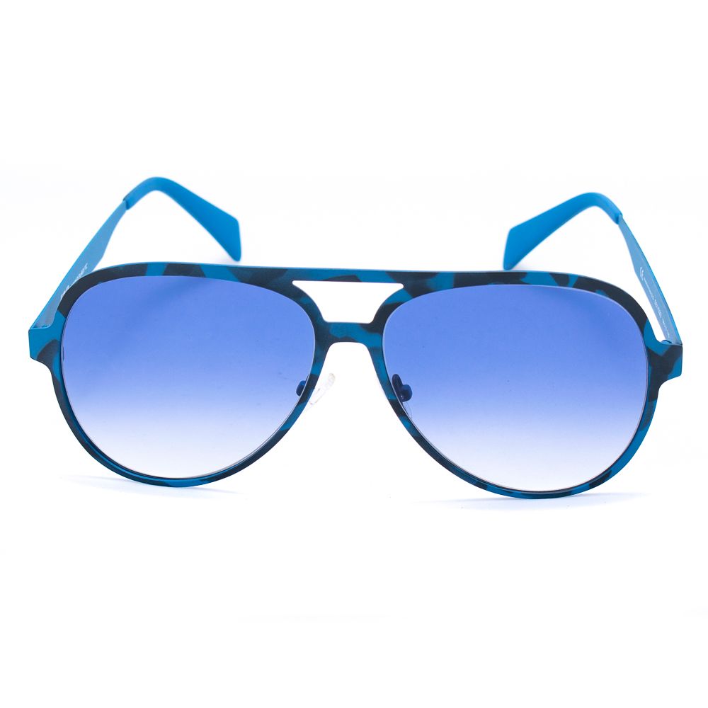 Lunettes de soleil Italia Independent en métal bleu