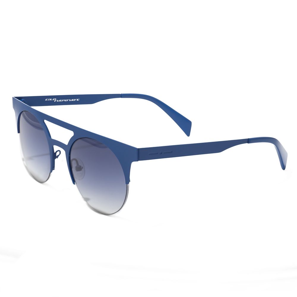 Lunettes de soleil Italia Independent en métal bleu