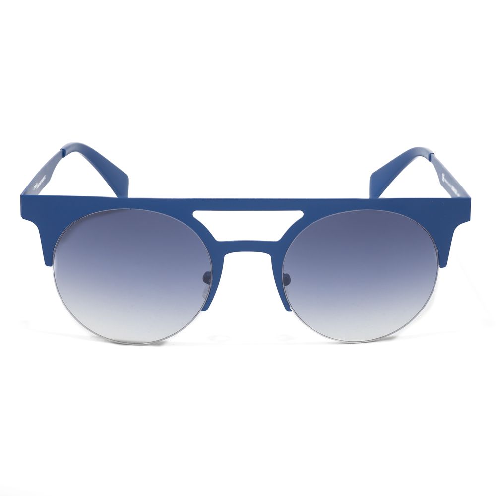 Lunettes de soleil Italia Independent en métal bleu