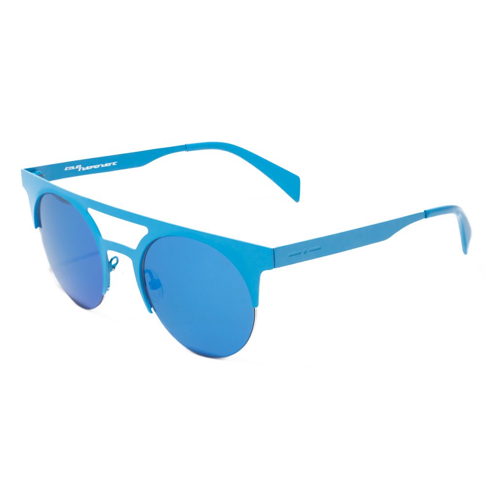 Lunettes de soleil Italia Independent en métal bleu