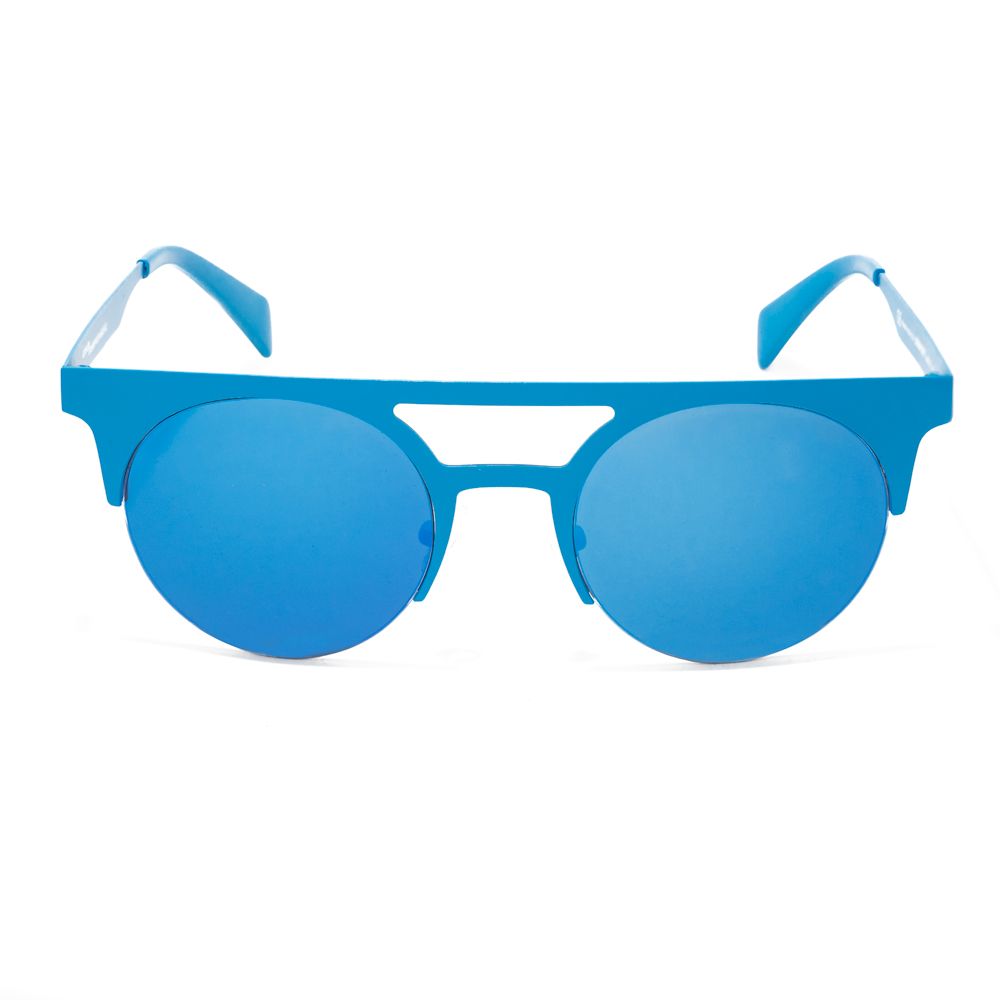 Lunettes de soleil Italia Independent en métal bleu
