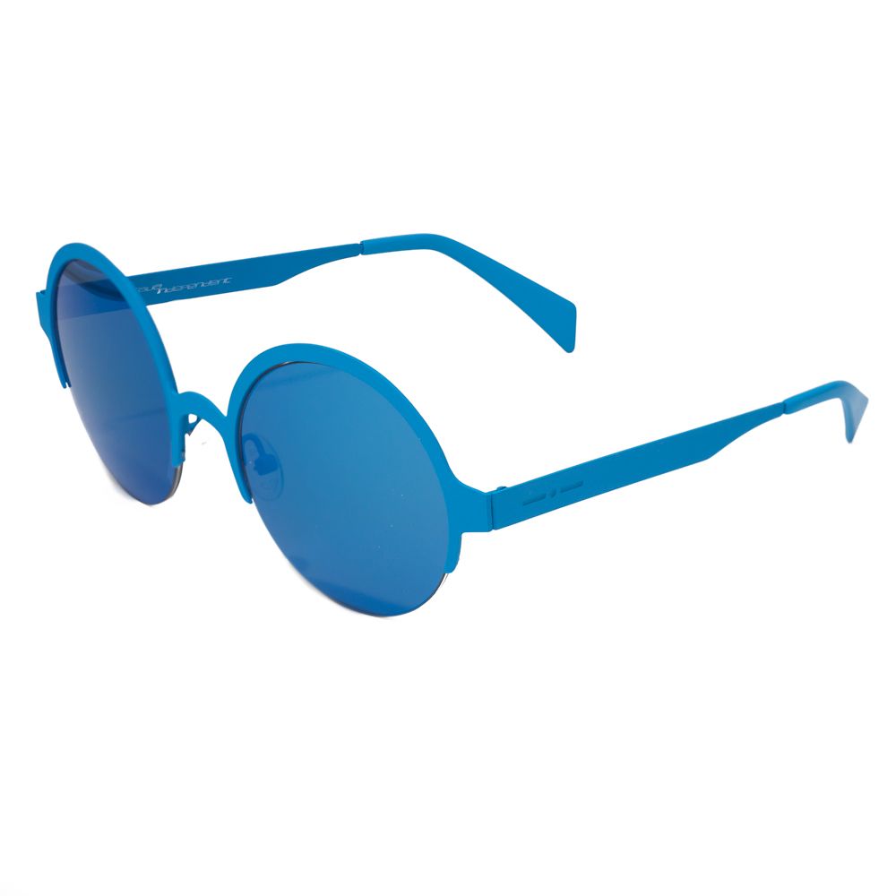 Lunettes de soleil Italia Independent en métal bleu