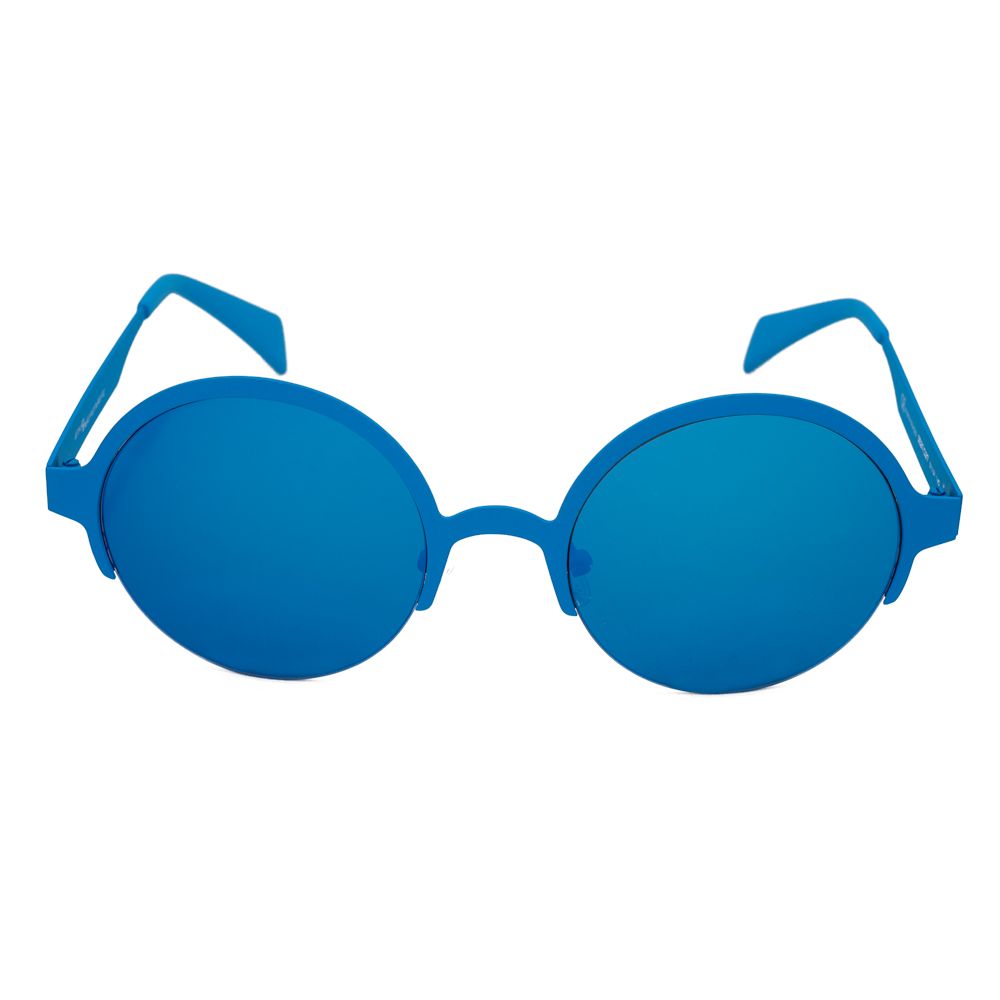 Lunettes de soleil Italia Independent en métal bleu