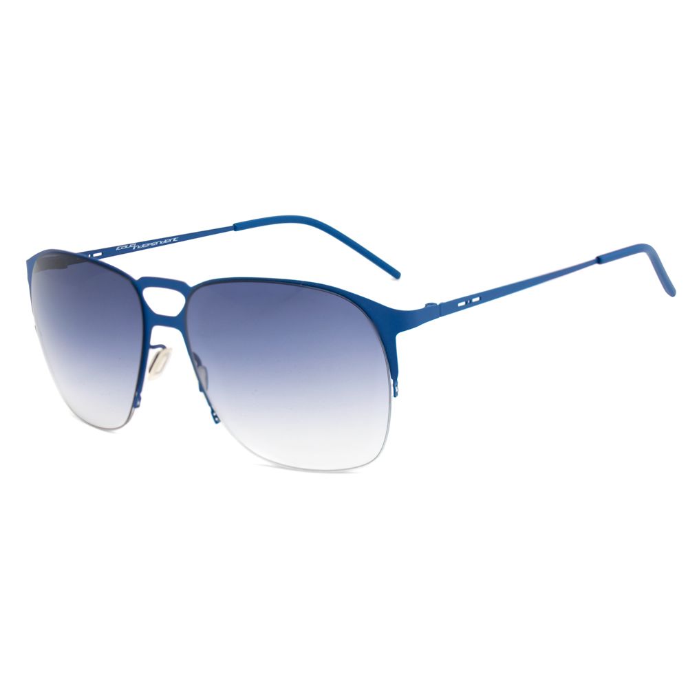 Lunettes de soleil Italia Independent en métal bleu