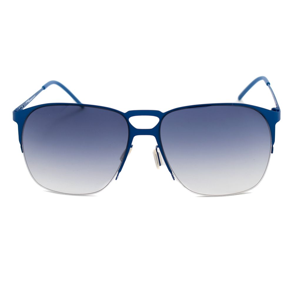 Lunettes de soleil Italia Independent en métal bleu