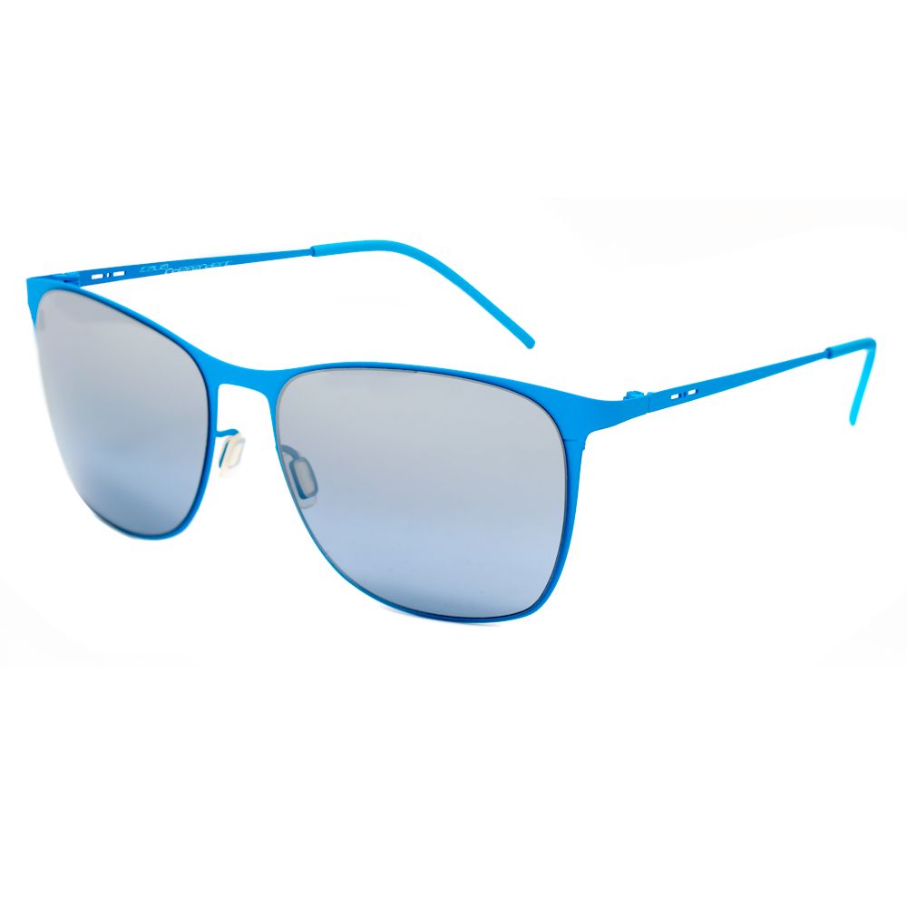 Lunettes de soleil Italia Independent en métal bleu