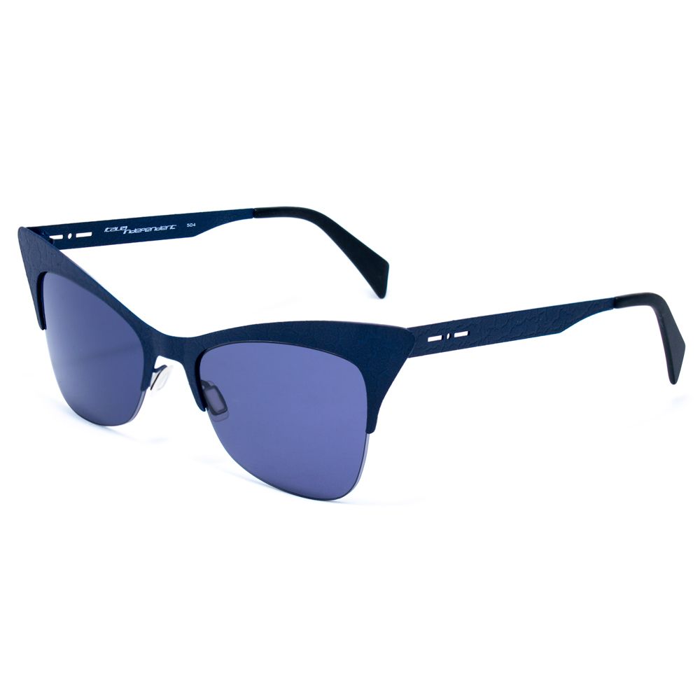 Lunettes de soleil Italia Independent en métal bleu
