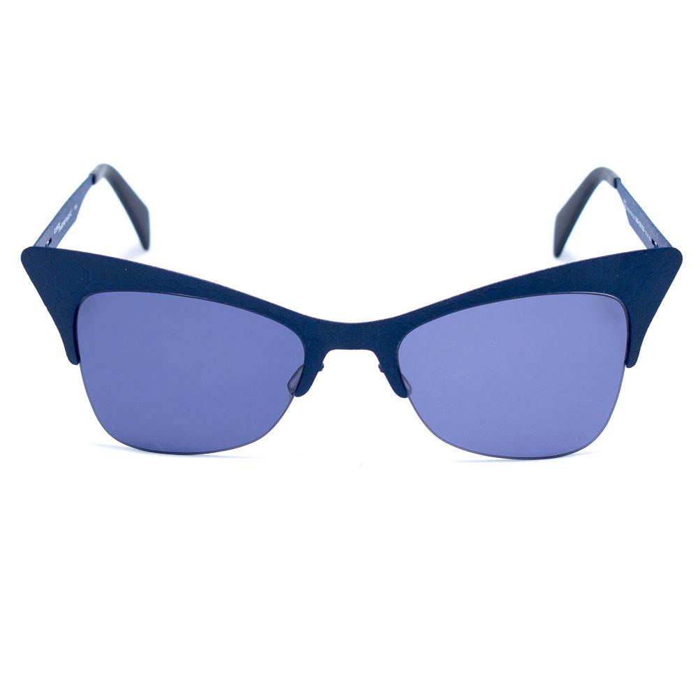 Lunettes de soleil Italia Independent en métal bleu