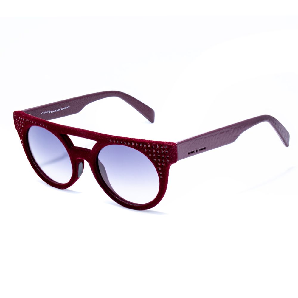 Lunettes de soleil en acétate bordeaux Italia Independent