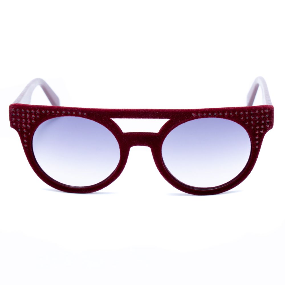 Lunettes de soleil en acétate bordeaux Italia Independent