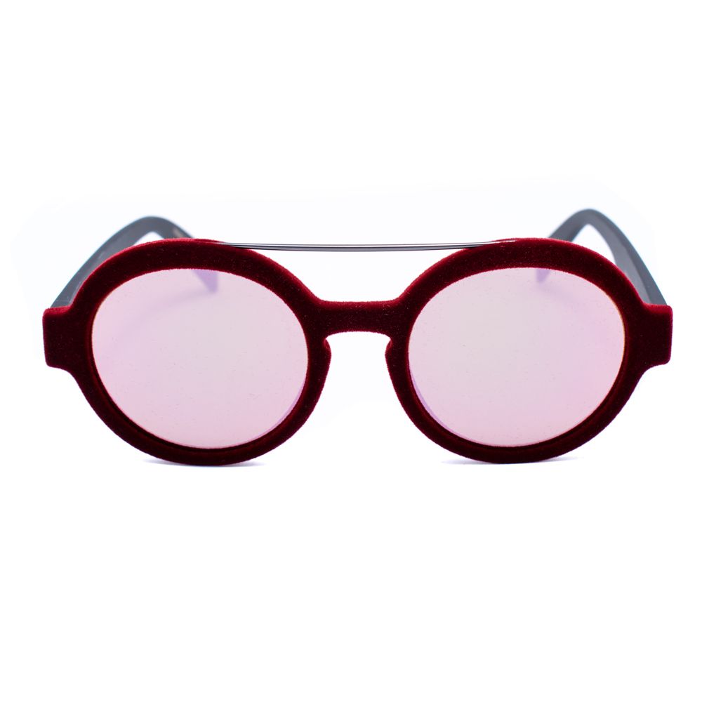 Italia Independent – Bordeauxfarbene Acetat-Sonnenbrille