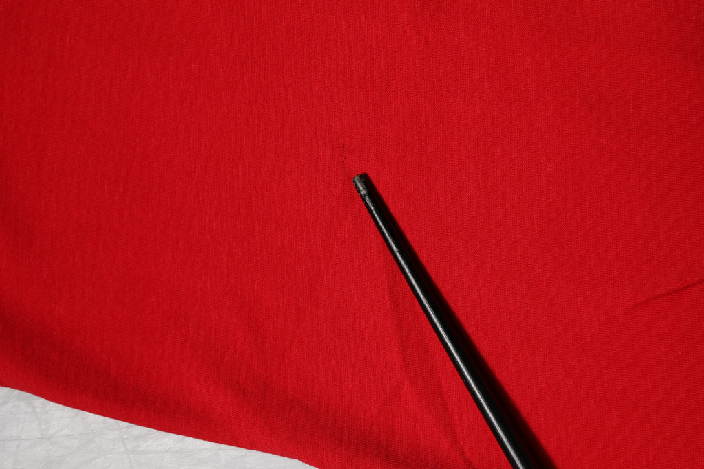 T-shirt col rond uni rouge Dolce & Gabbana à manches courtes