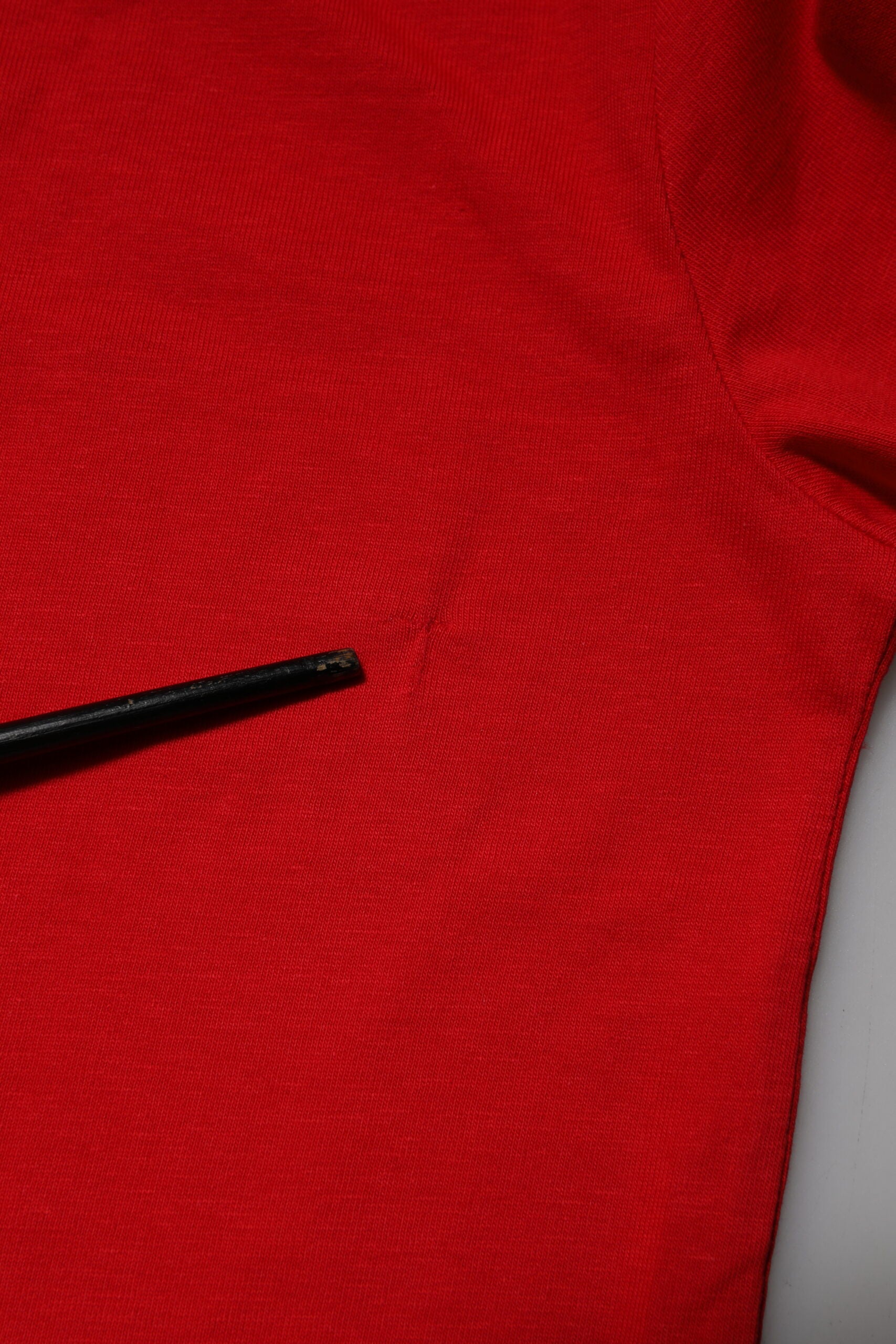 T-shirt ras du cou Dolce & Gabbana en coton rouge à manches courtes