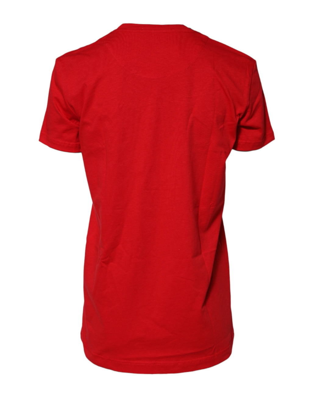 T-shirt ras du cou Dolce & Gabbana en coton rouge à manches courtes