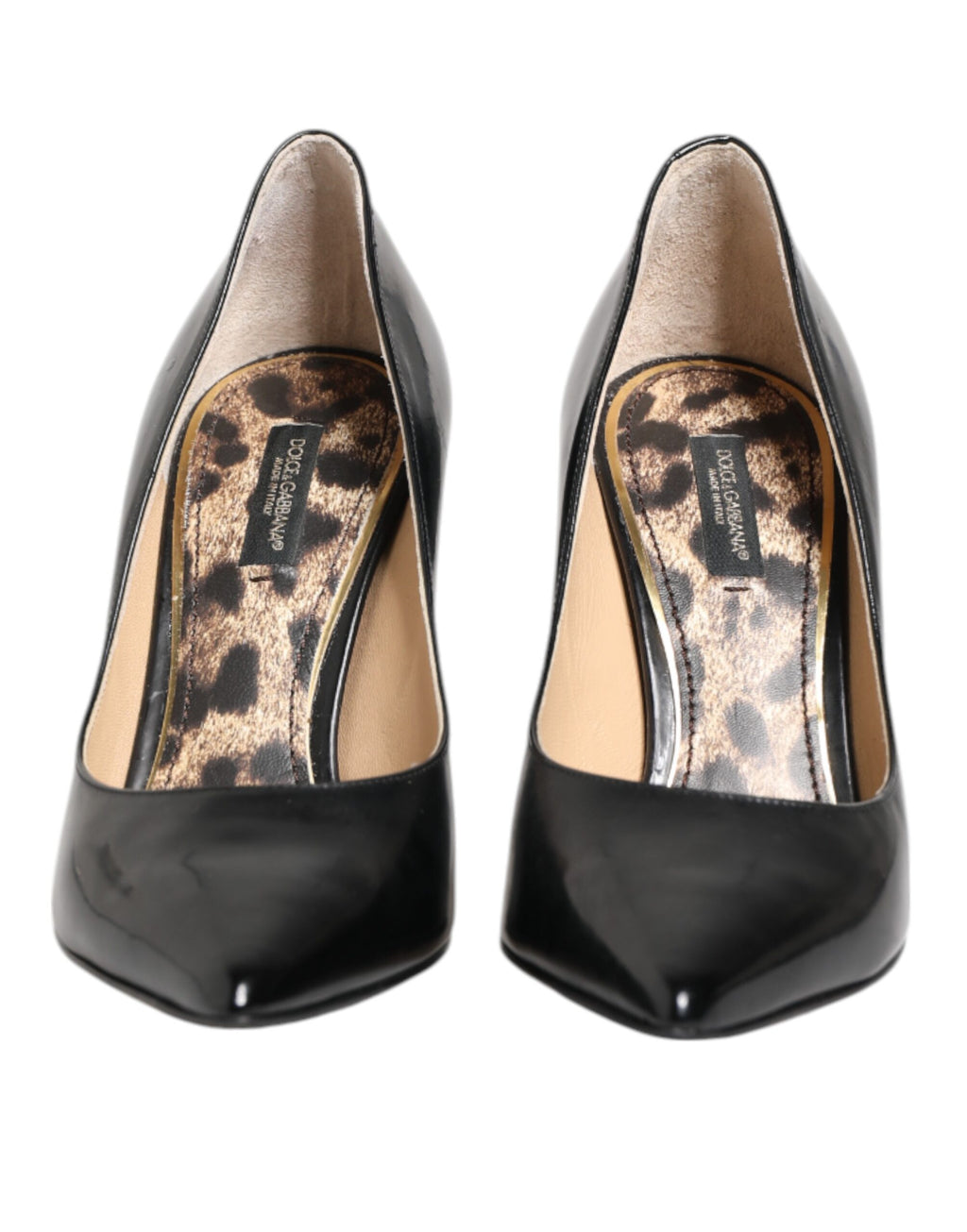 Dolce &amp; Gabbana Schwarze Pumps aus Kalbsleder mit Stilettoabsatz