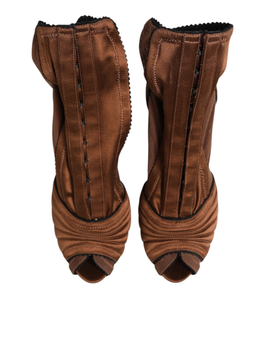 Dolce & Gabbana Bottines à talons hauts marron Bette