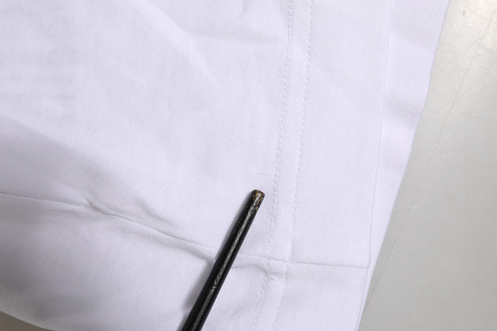 T-shirt Dolce & Gabbana blanc à manches courtes avec logo DG
