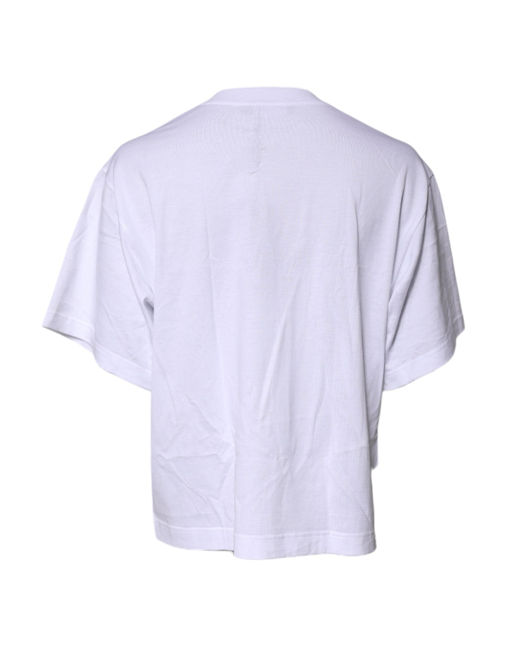 T-shirt Dolce & Gabbana blanc à manches courtes avec logo DG