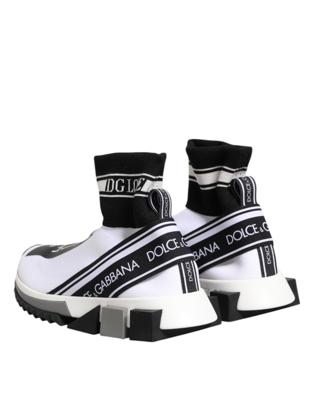 Chaussures Baskets Dolce & Gabbana Sorrento Chaussettes Blanches Noires