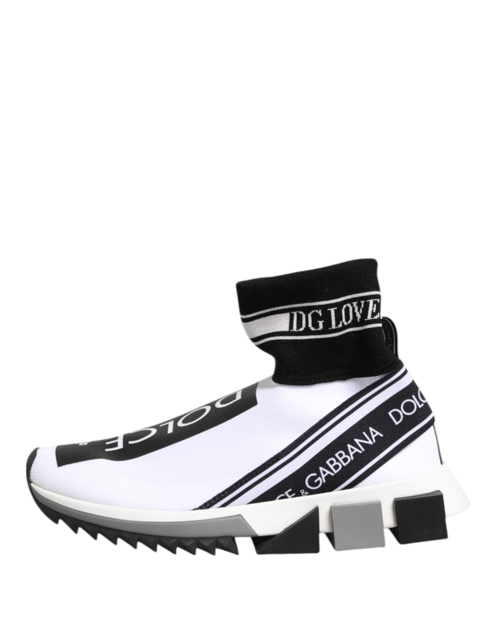Chaussures Baskets Dolce & Gabbana Sorrento Chaussettes Blanches Noires