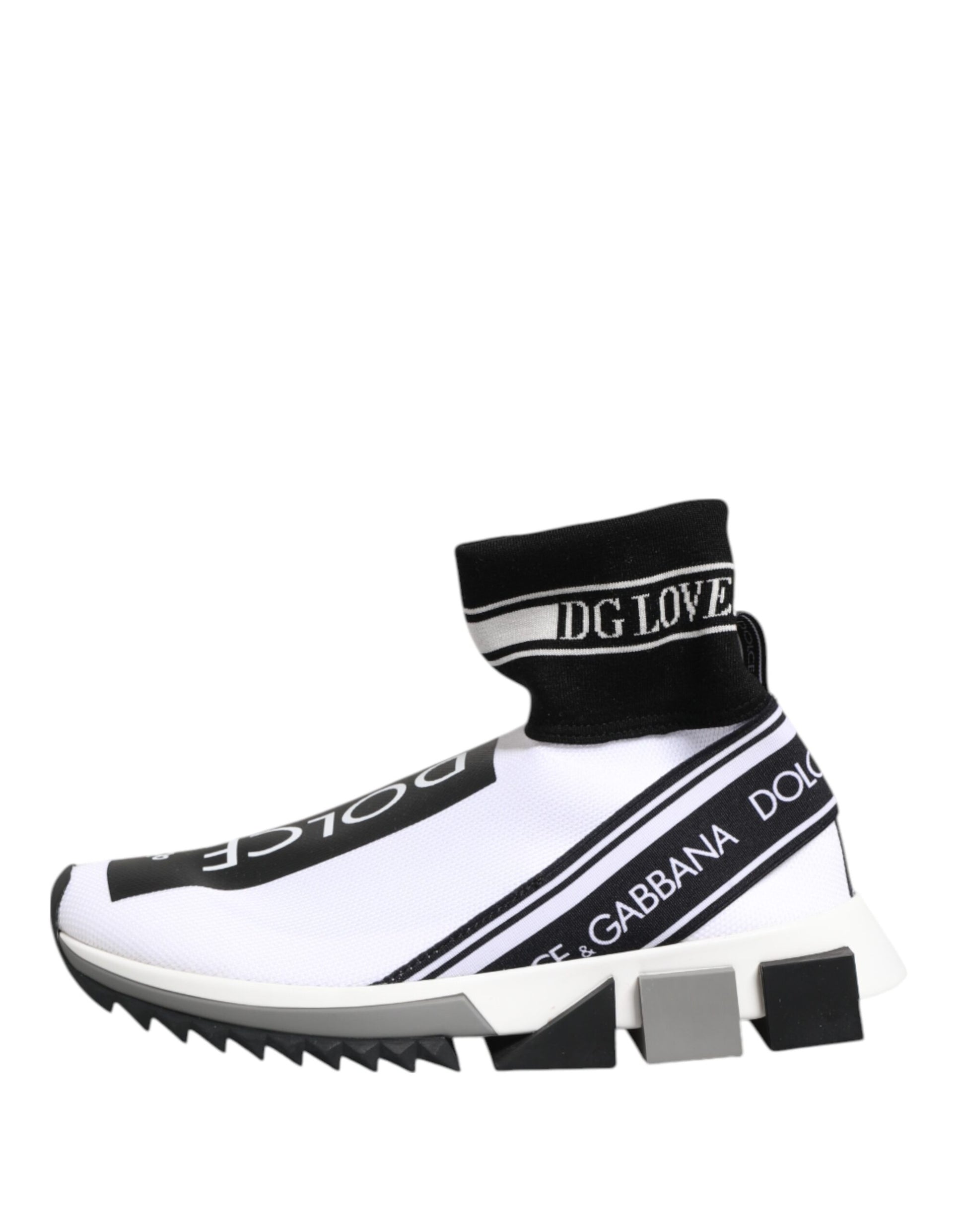Chaussures Baskets Dolce & Gabbana Sorrento Chaussettes Blanches Noires