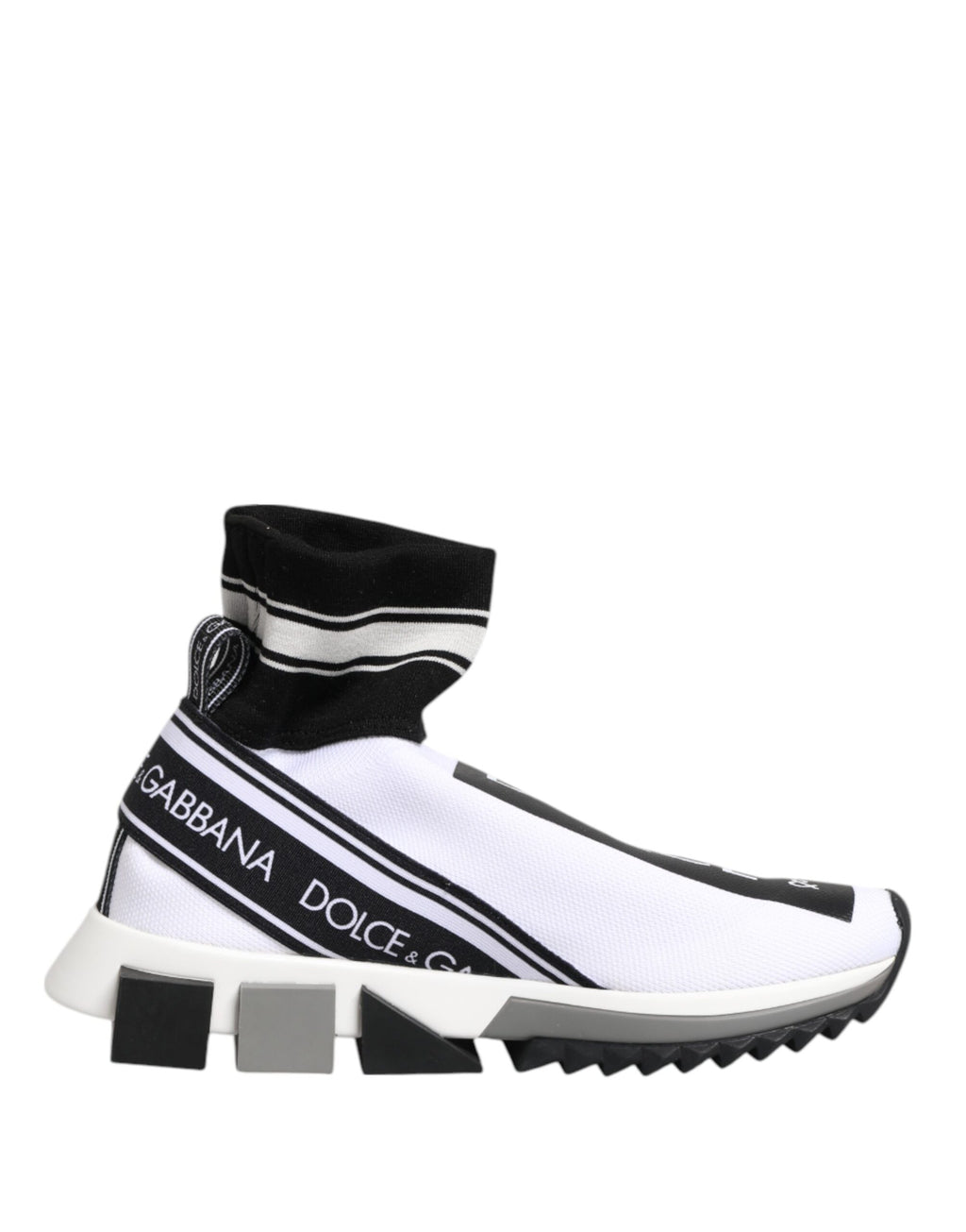 Chaussures Baskets Dolce & Gabbana Sorrento Chaussettes Blanches Noires