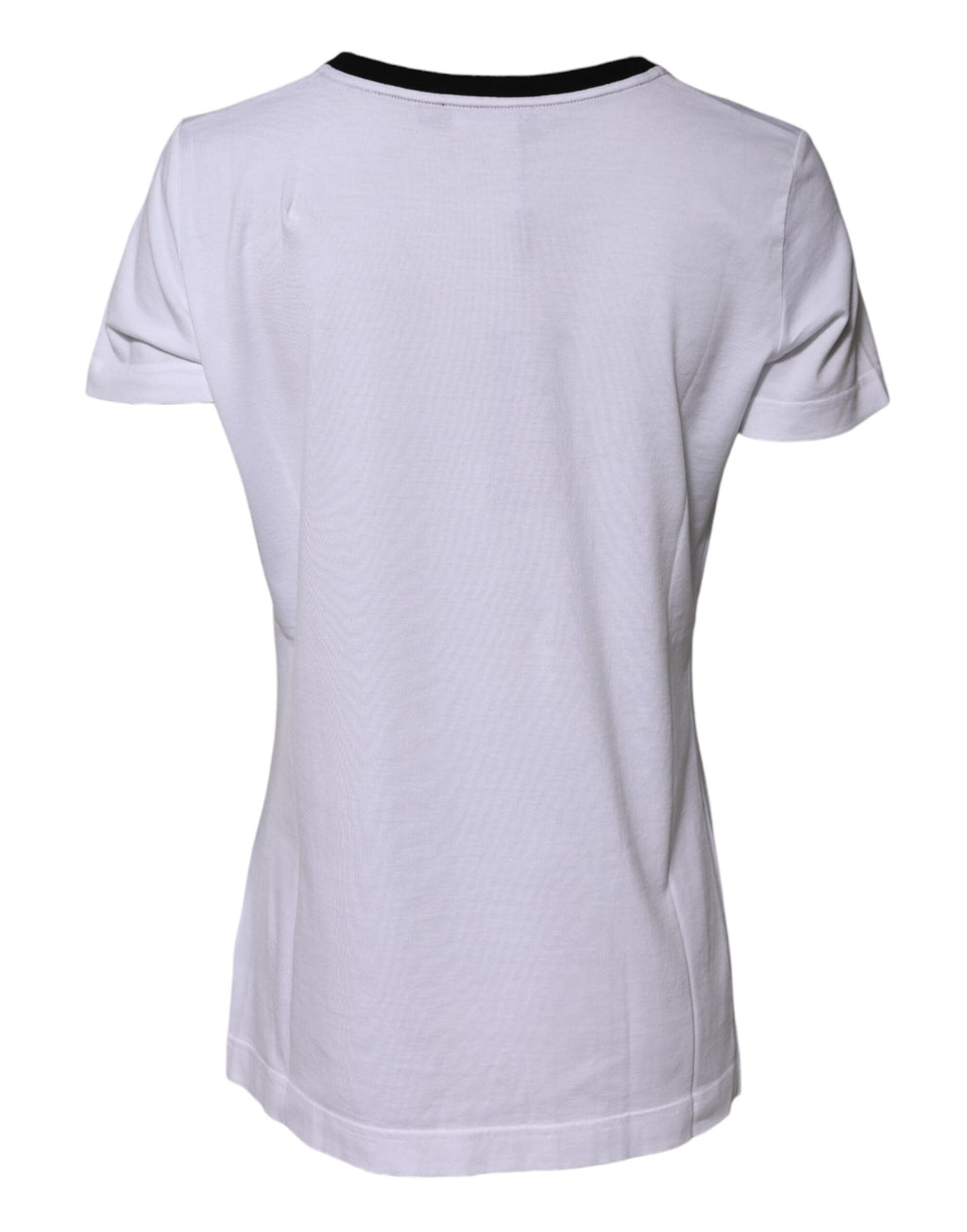 T-shirt col ras du cou en coton « Eleganza » blanc Dolce & Gabbana
