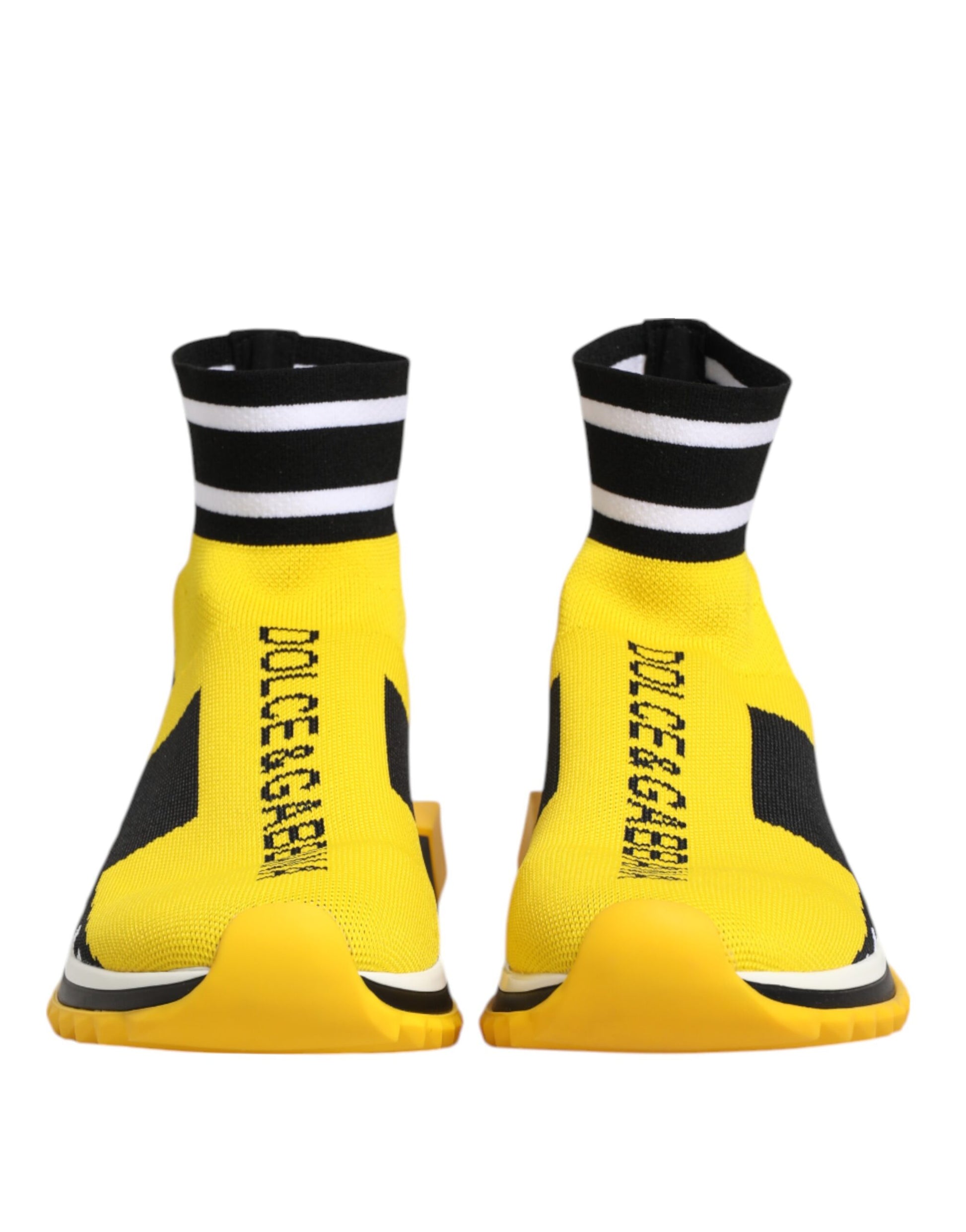 Chaussures Dolce & Gabbana Baskets Chaussettes Sorrento Jaune Noir