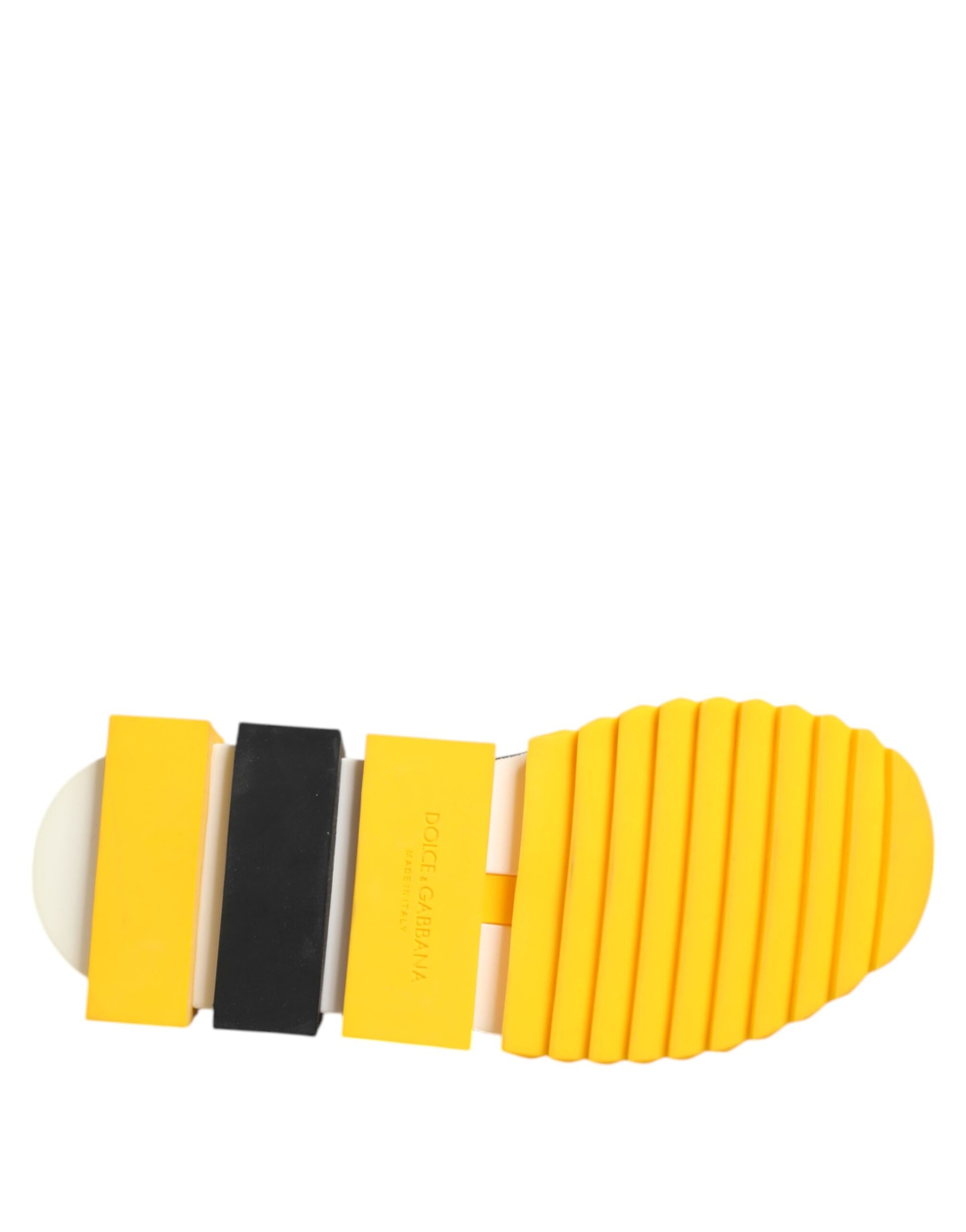 Chaussures Dolce & Gabbana Baskets Chaussettes Sorrento Jaune Noir