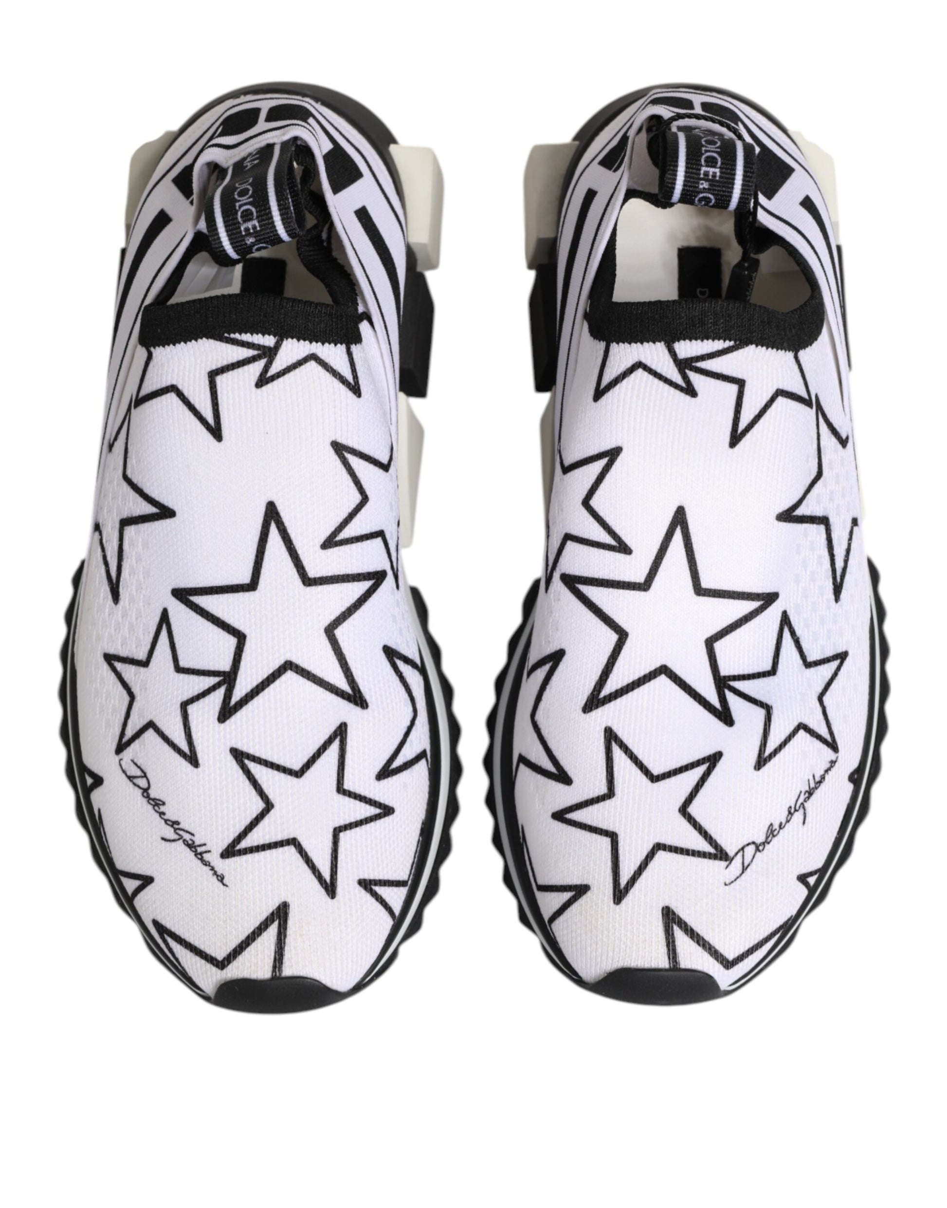 Chaussures Sneakers Basses Dolce & Gabbana White Stars Sorrento