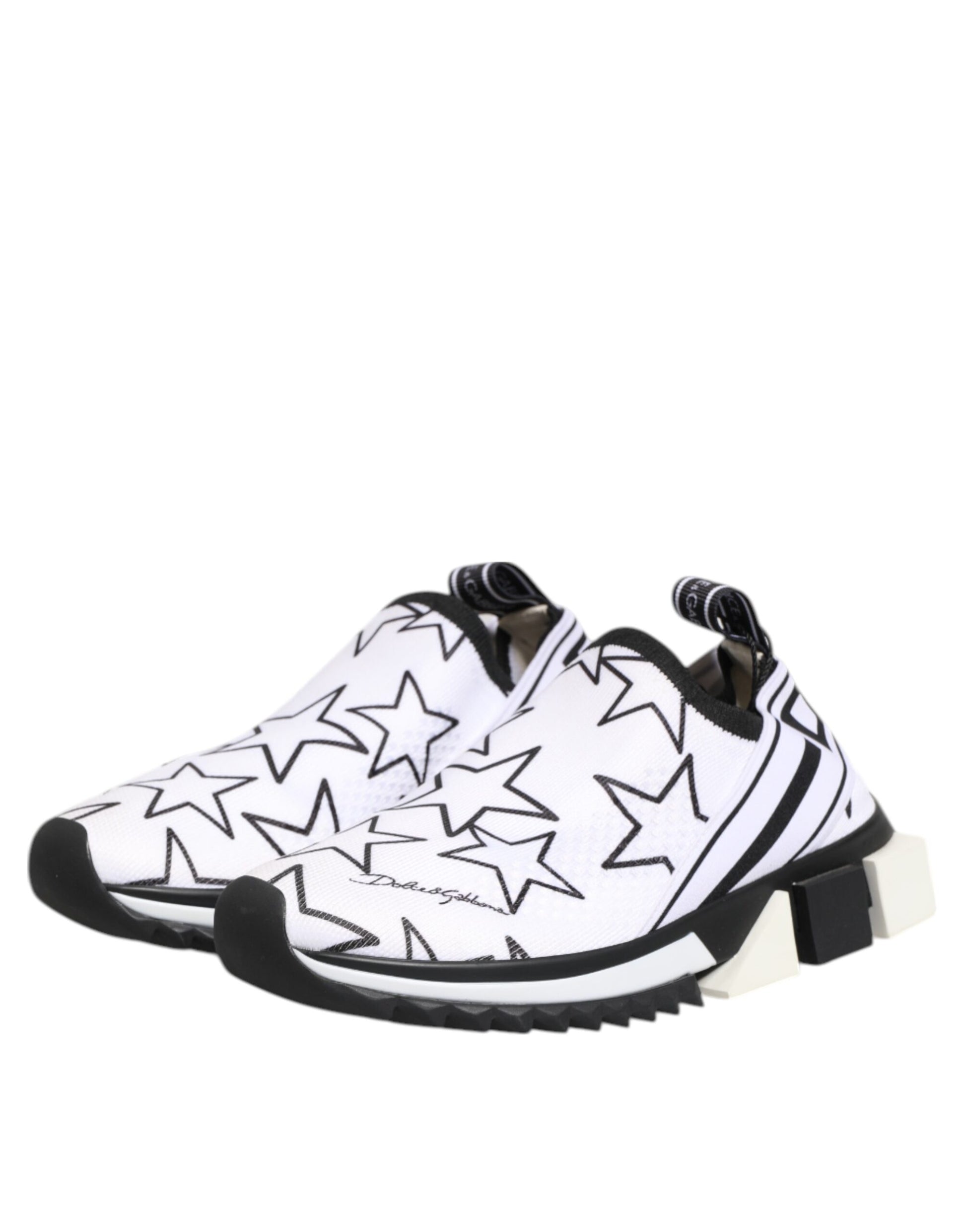 Chaussures Sneakers Basses Dolce & Gabbana White Stars Sorrento
