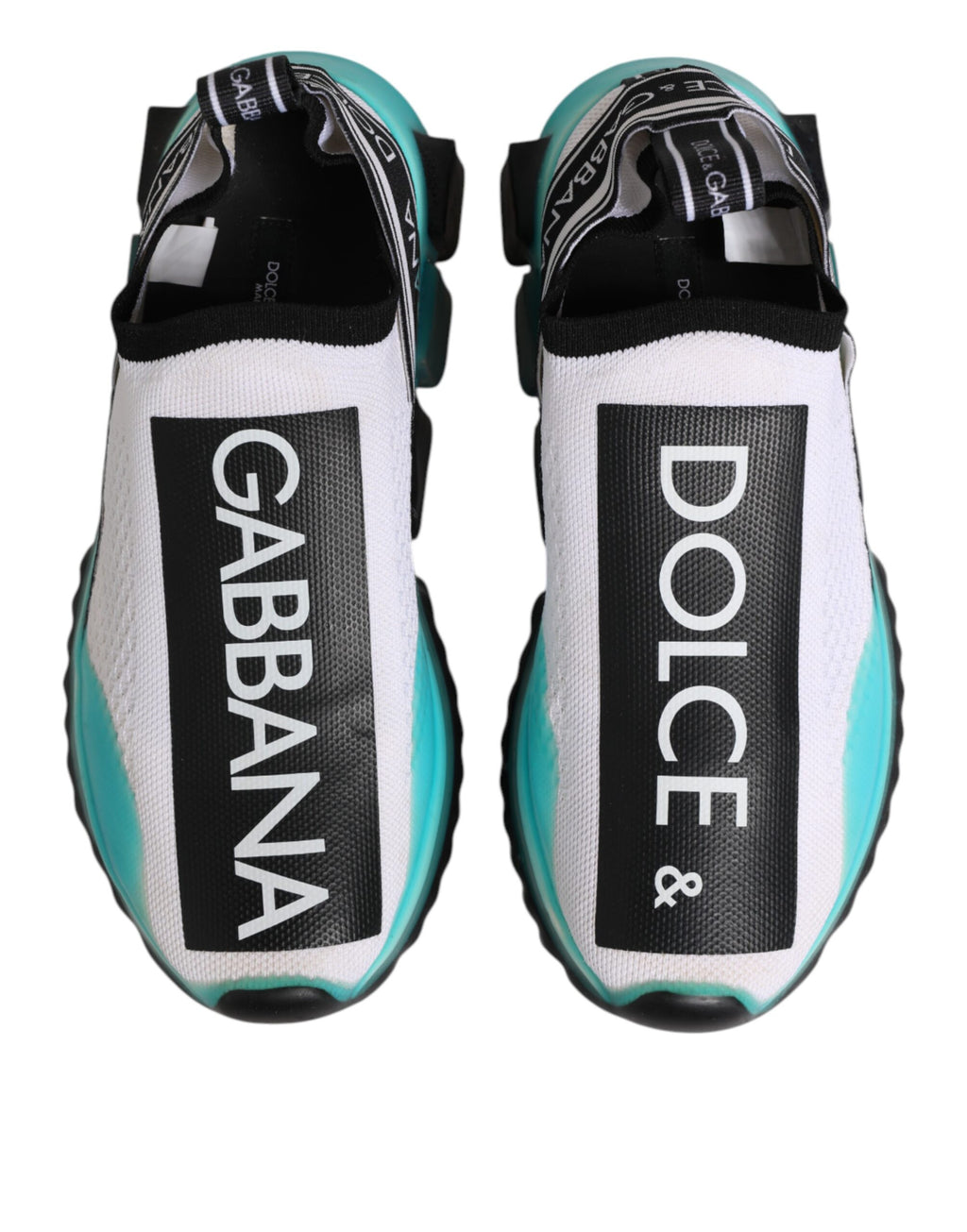 Chaussures Baskets Basses à Enfiler Dolce & Gabbana Sorrento Blanches