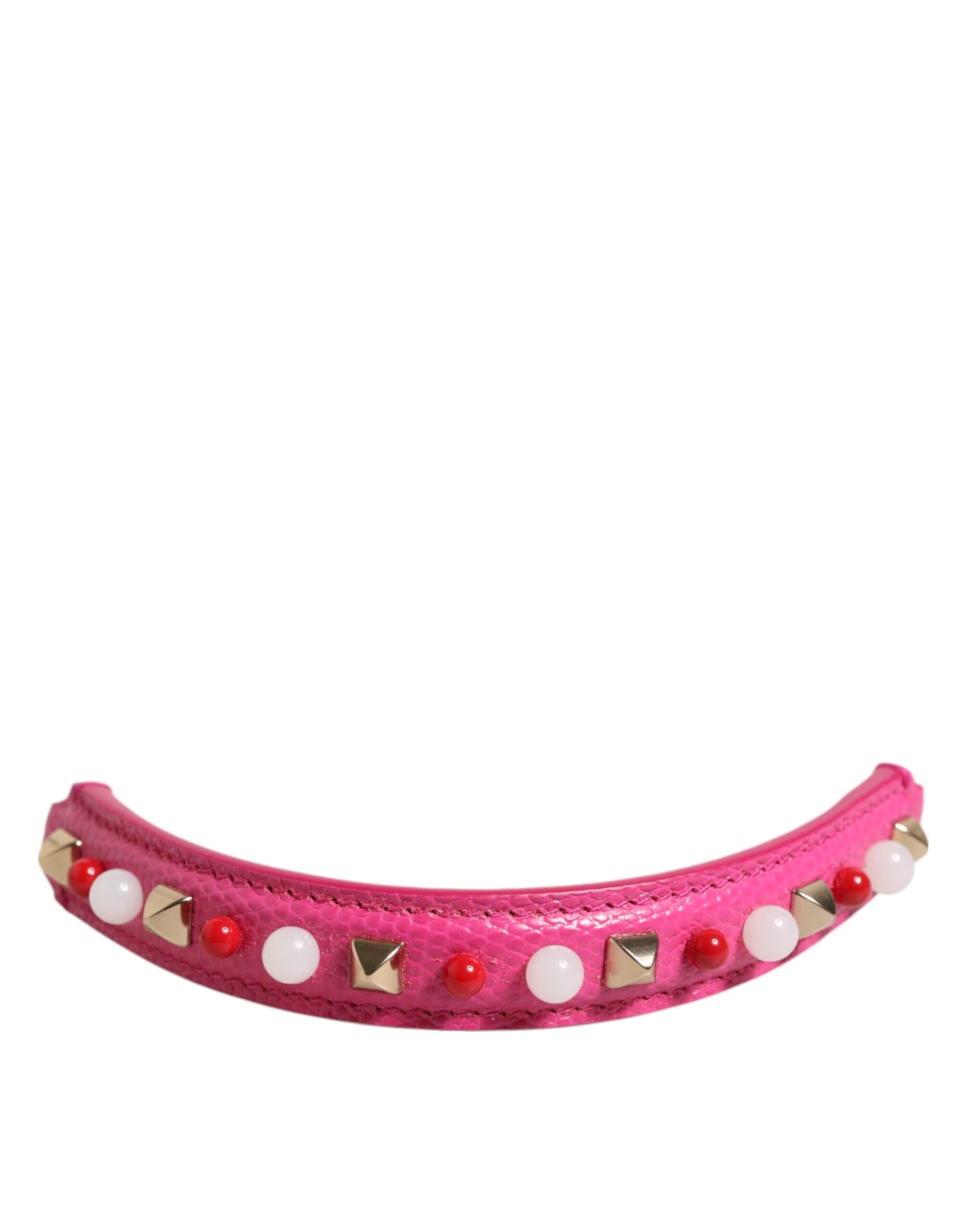 Bandoulière Femme Dolce & Gabbana Rose en Cuir Orné