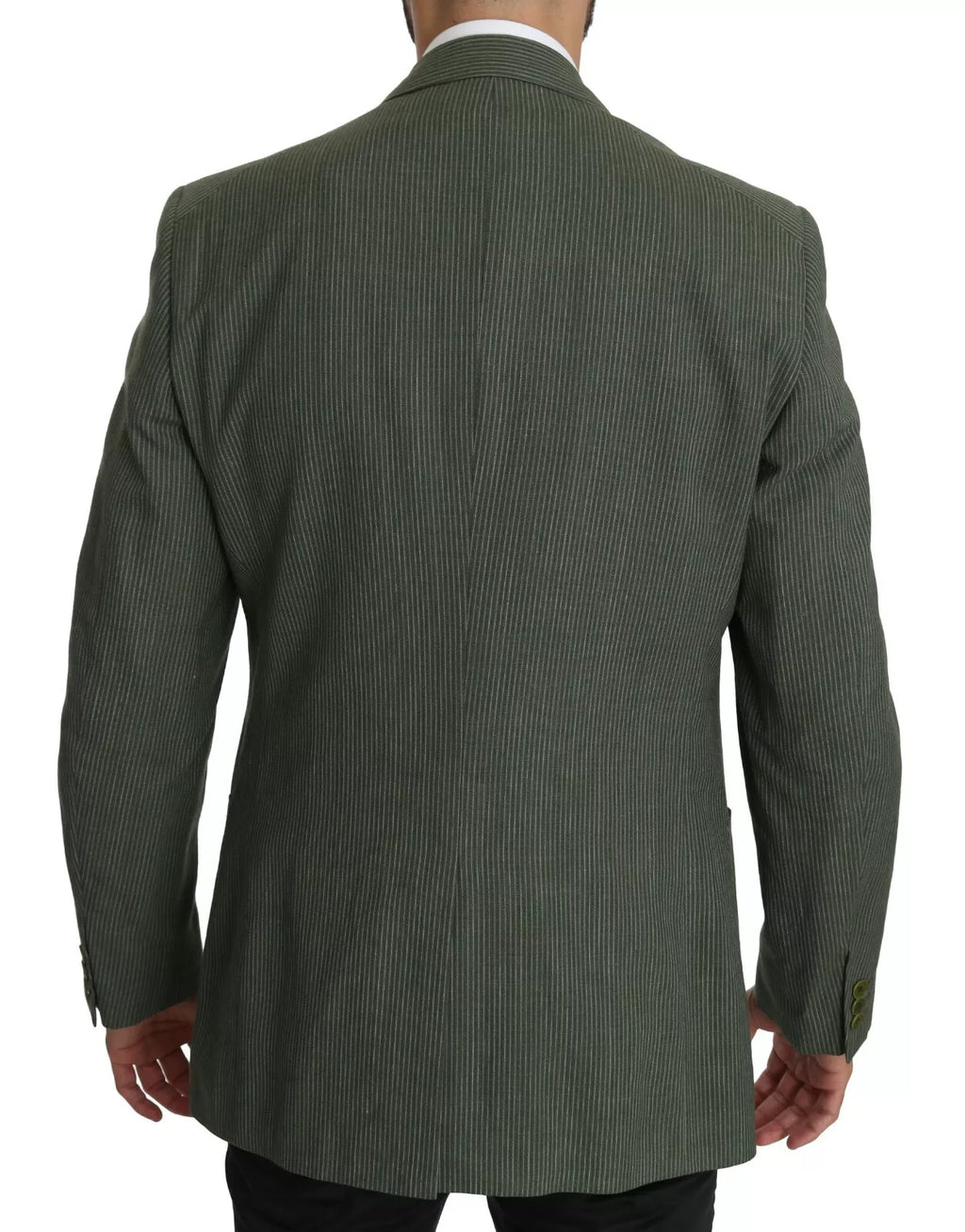 Romeo Gigli – Grüner Leinenblazer, einteilig, einreihige Jacke