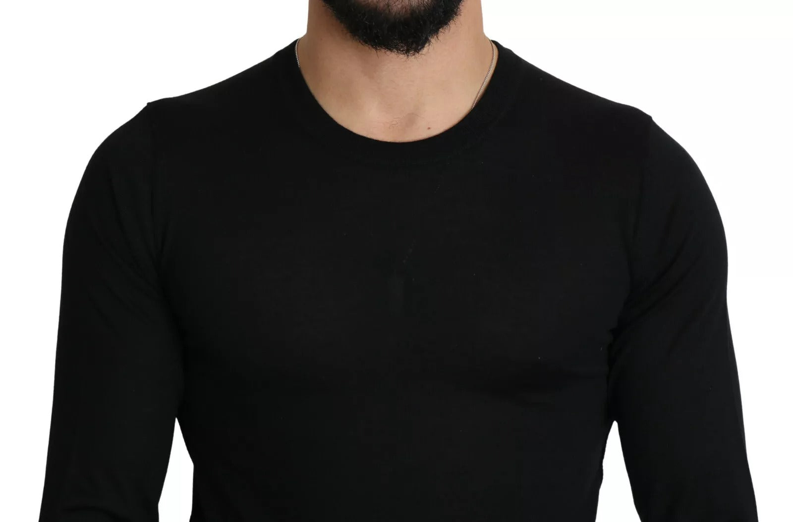 Pull Col Rond Dolce & Gabbana en Cachemire Noir